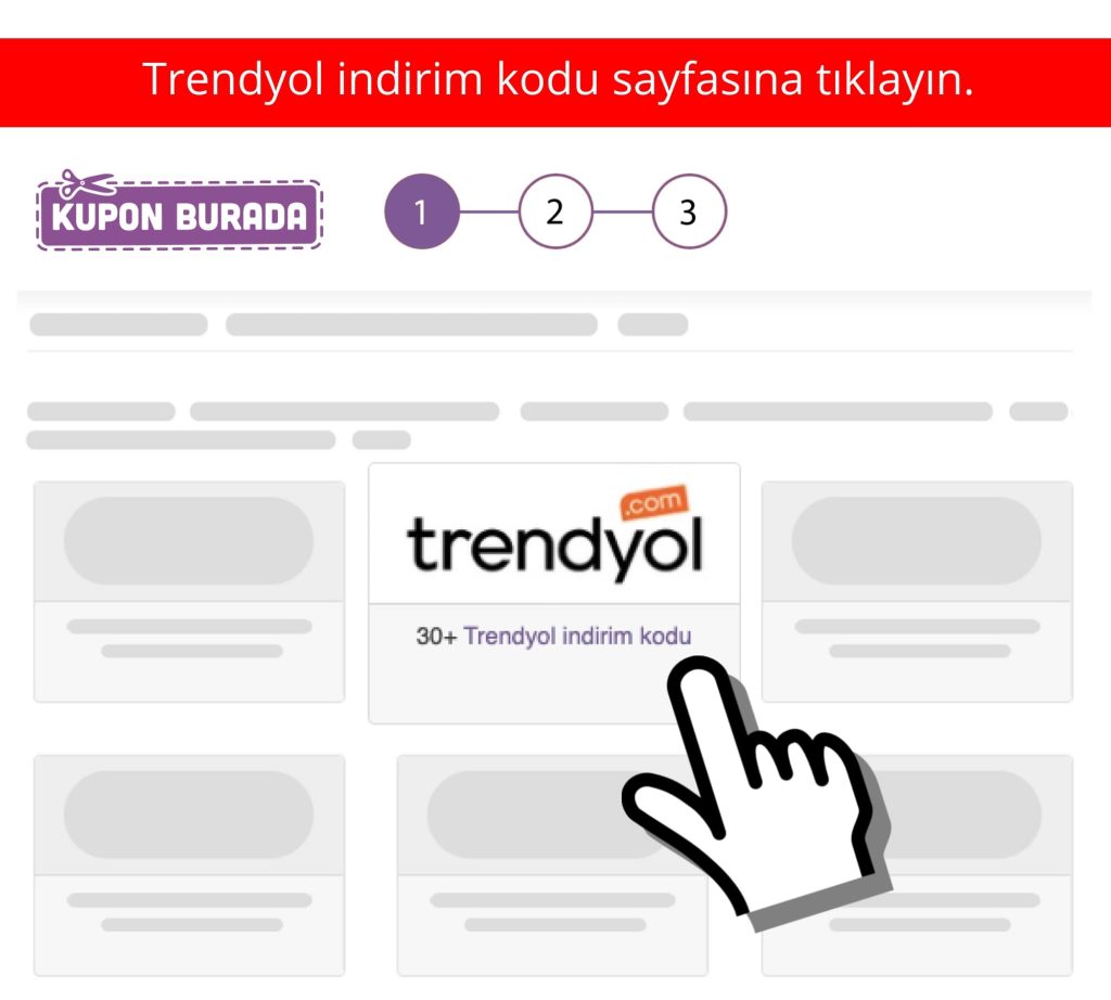 Trendyol indirim kodu nasıl alınır adım 1