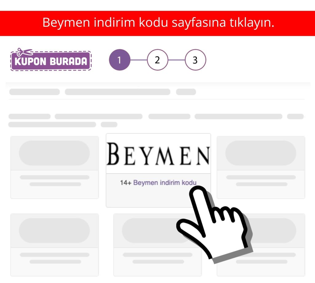 Beymen indirim kodu nasıl alınır adım 1