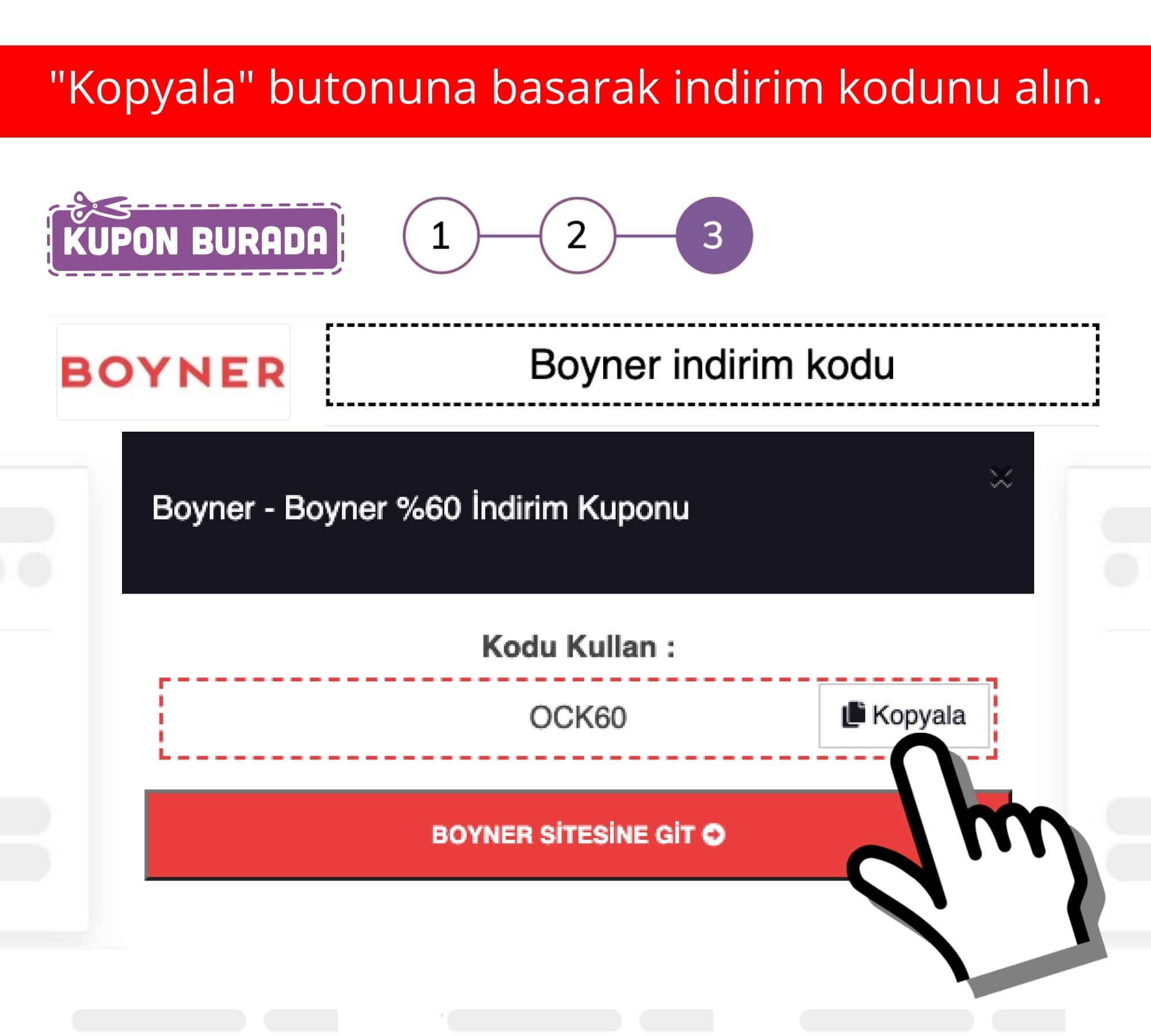 Boyner indirim kuponu nasıl alınır?