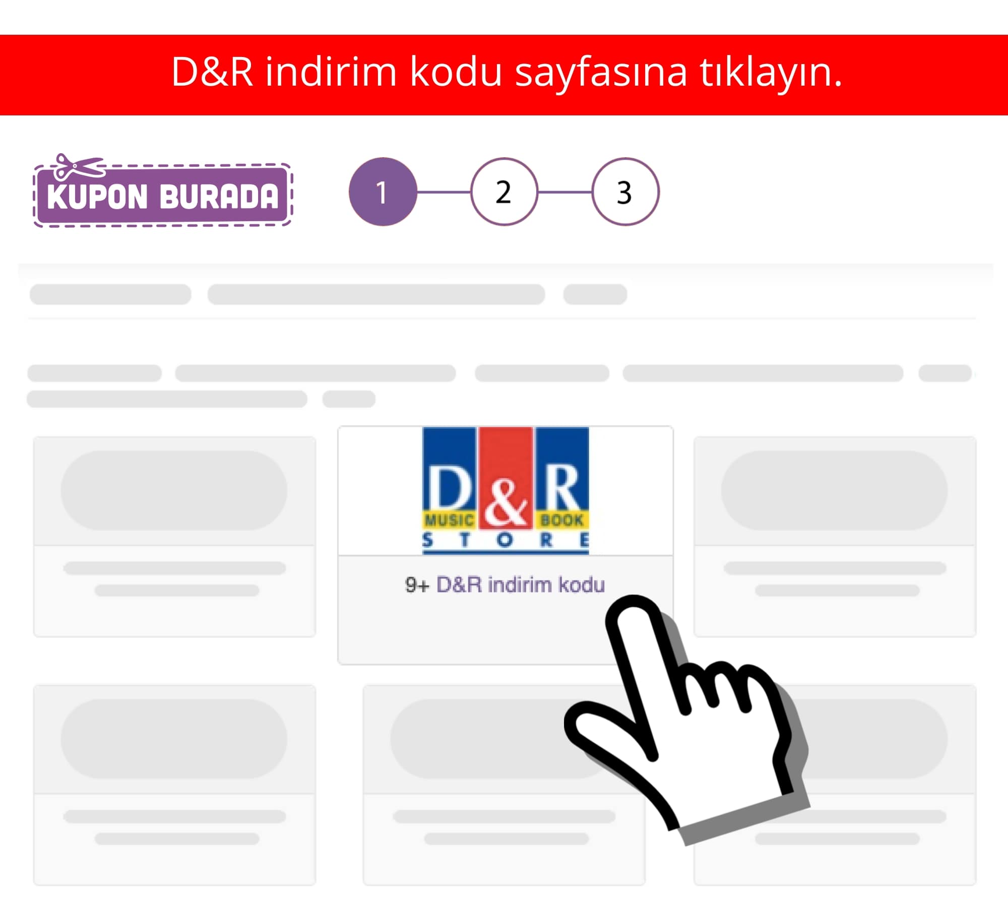 D&R indirim kuponu nasıl alınır?