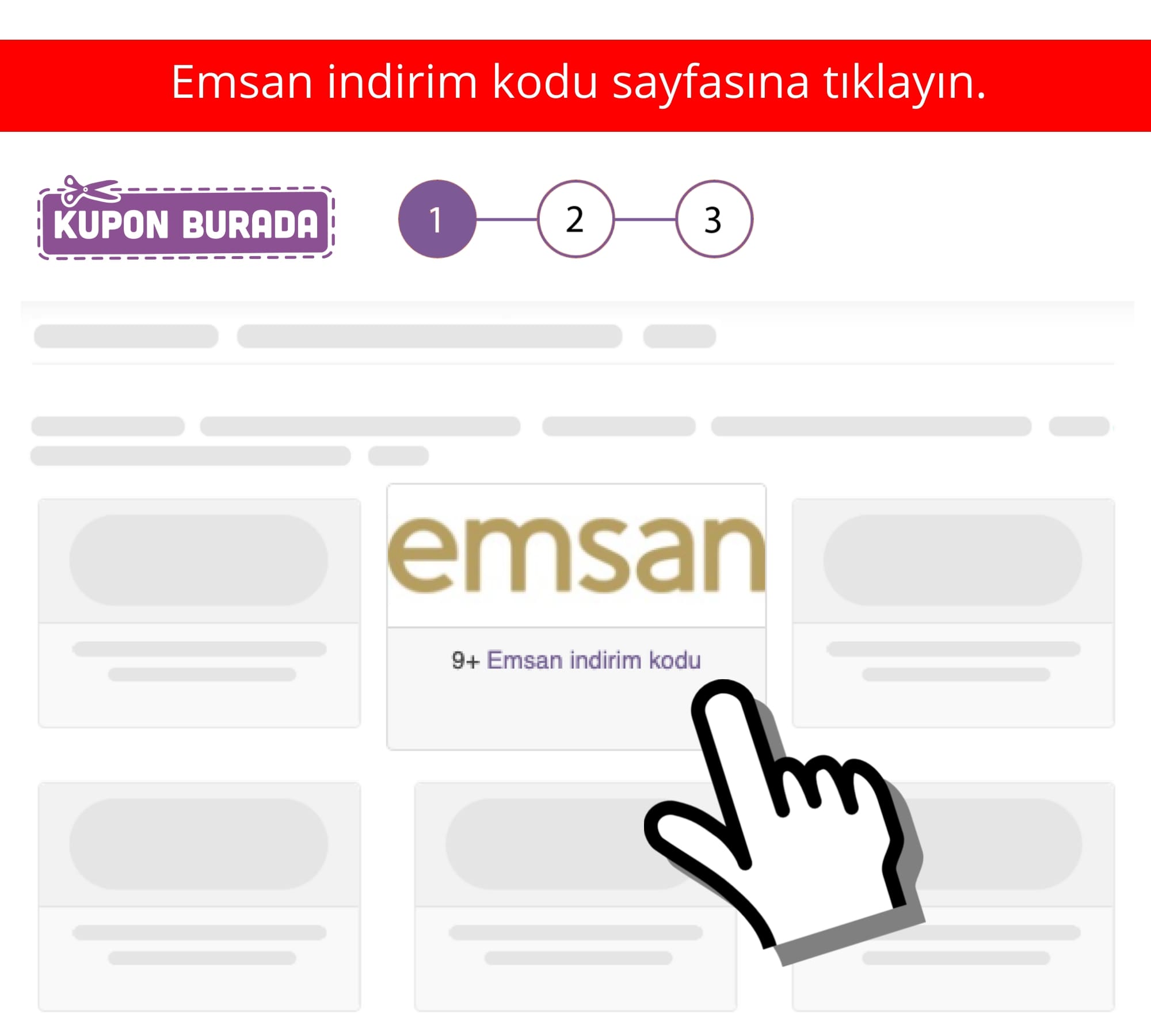 Emsan indirim kuponu nasıl alınır?