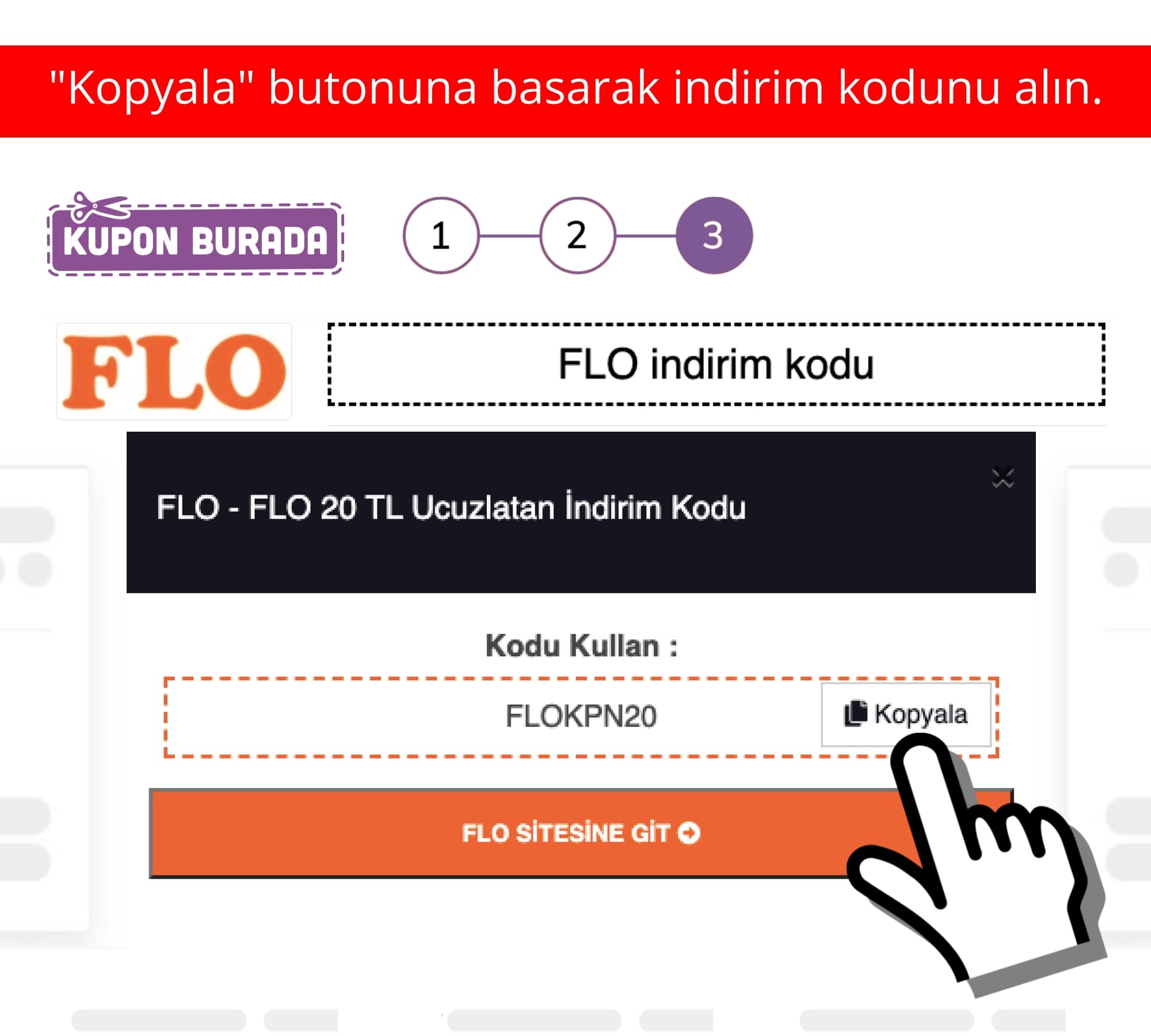 FLO indirim kuponu nasıl alınır?