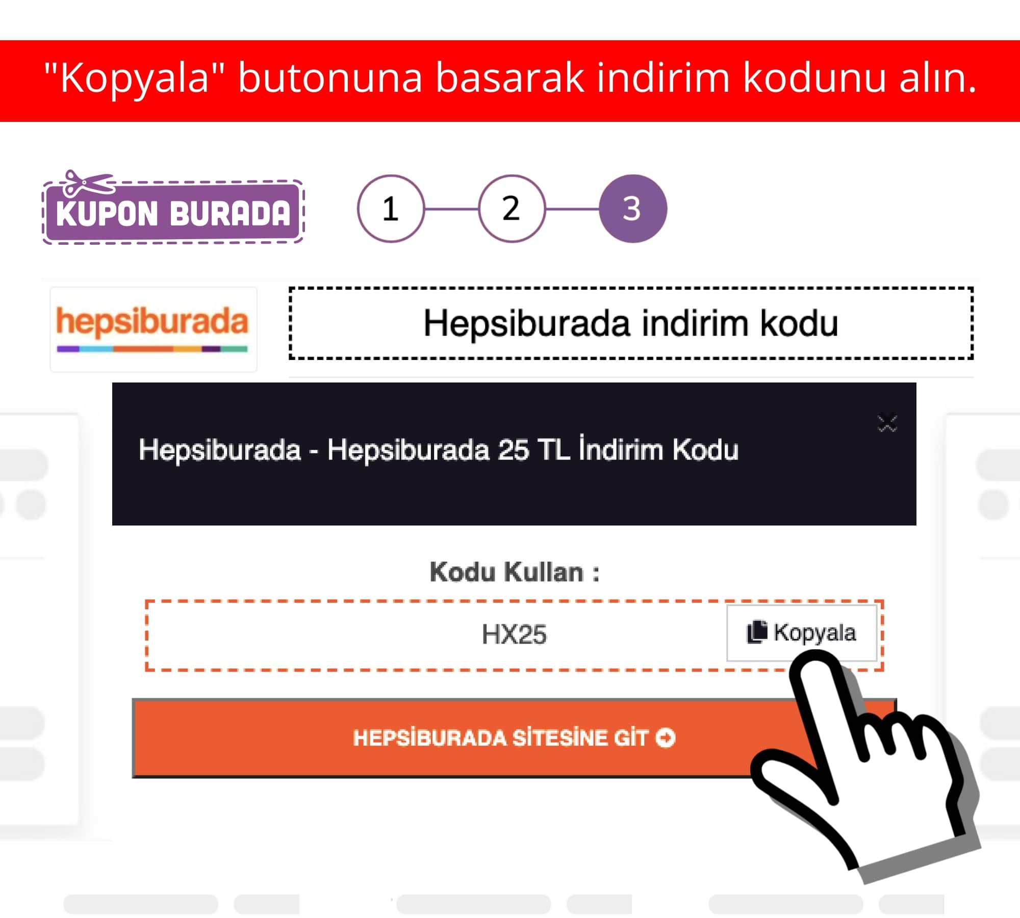 Hepsiburada indirim kuponu nasıl alınır?