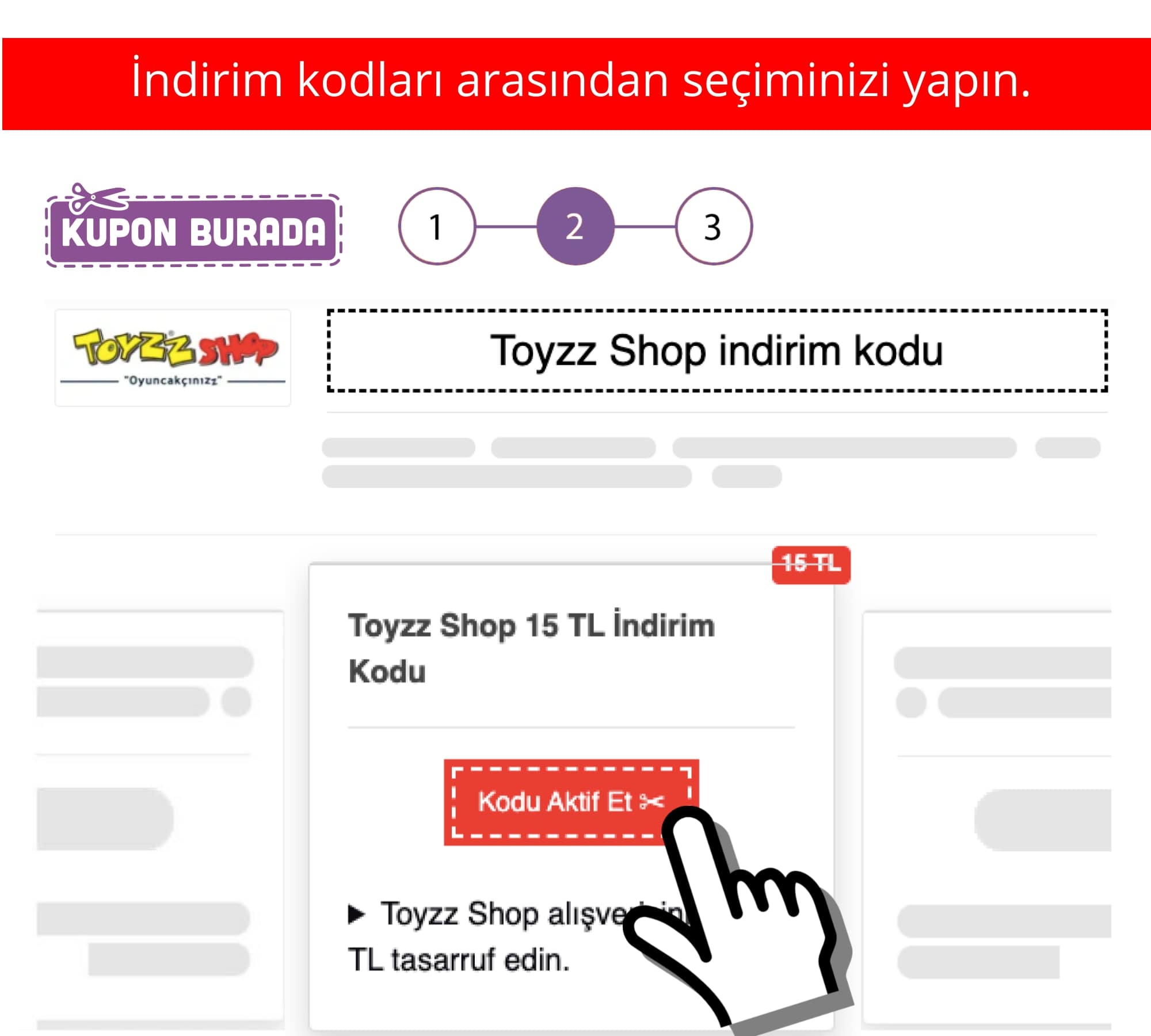 Toyzz Shop indirim kuponu nasıl alınır?