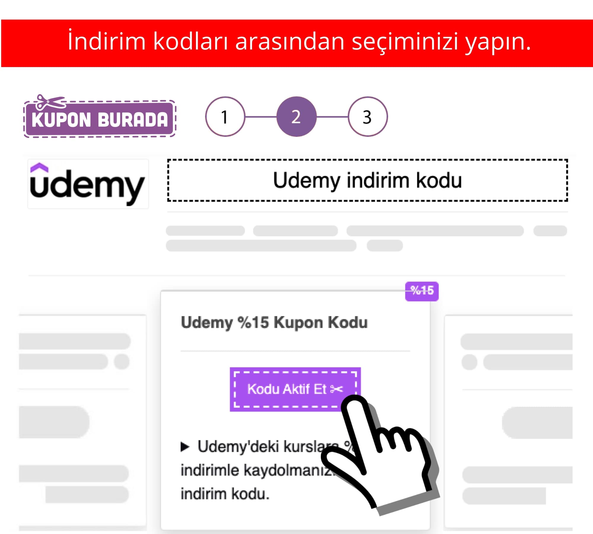 Udemy indirim kuponu nasıl alınır?