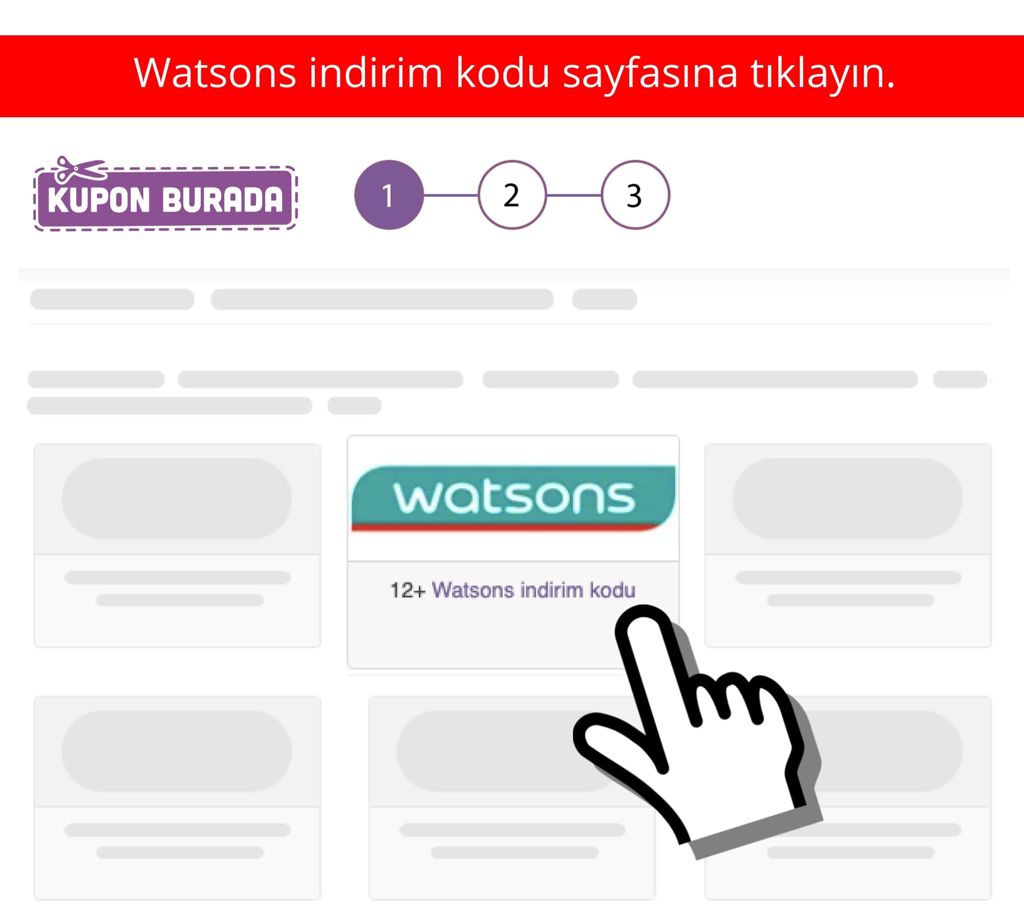 Watsons indirim kuponu nasıl alınır?