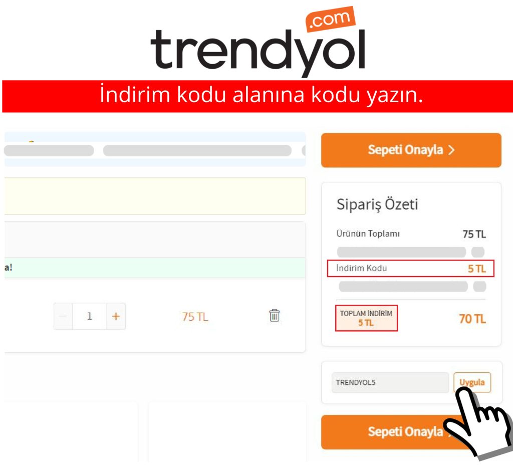 Trendyol indirim kodu nasıl kullanılır