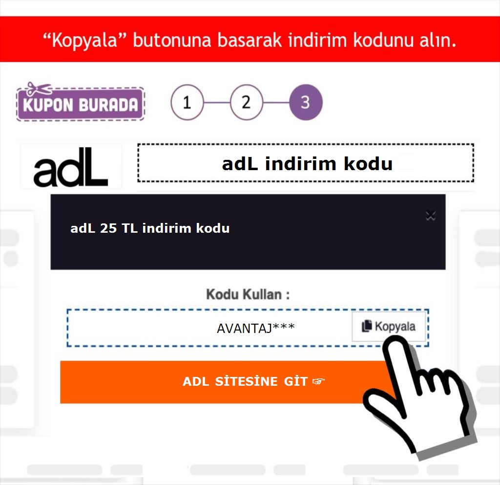 adL indirim kodu nasıl alınır adım 3