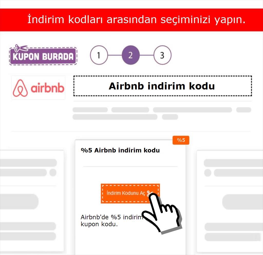 Airbnb indirim kodu nasıl alınır adım 2