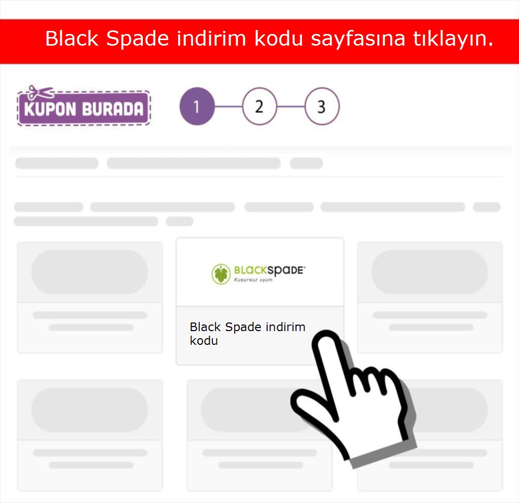 Black Spade indirim kodu nasıl alınır adım 1