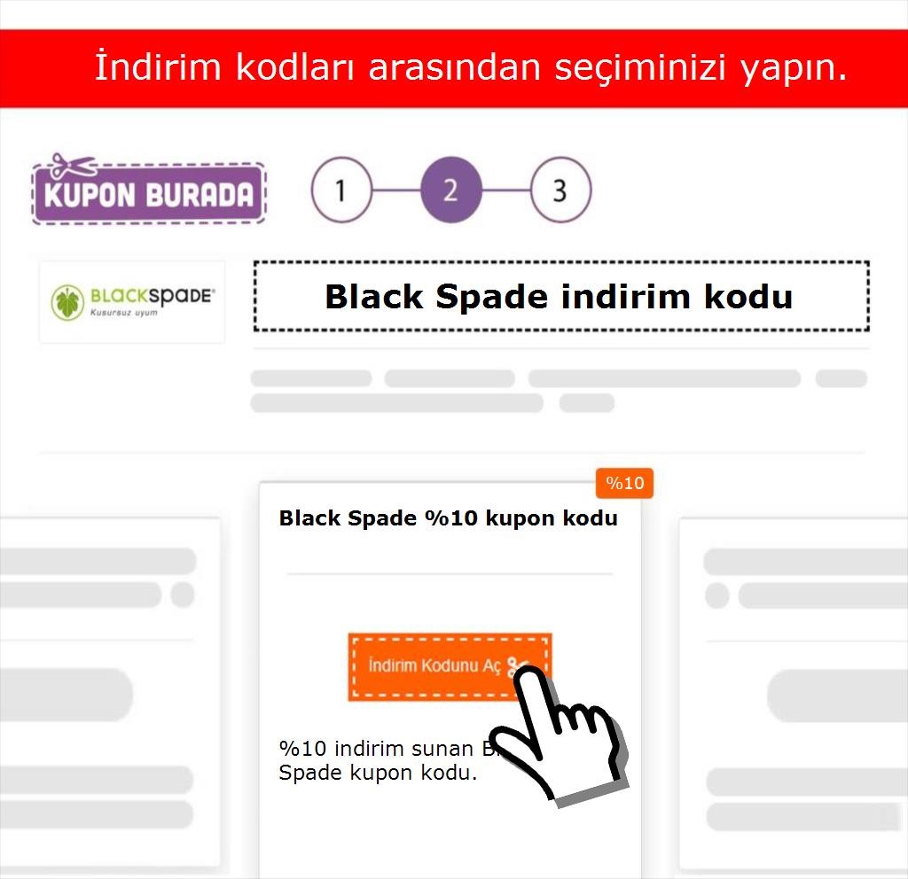 Black Spade indirim kodu nasıl alınır adım 2