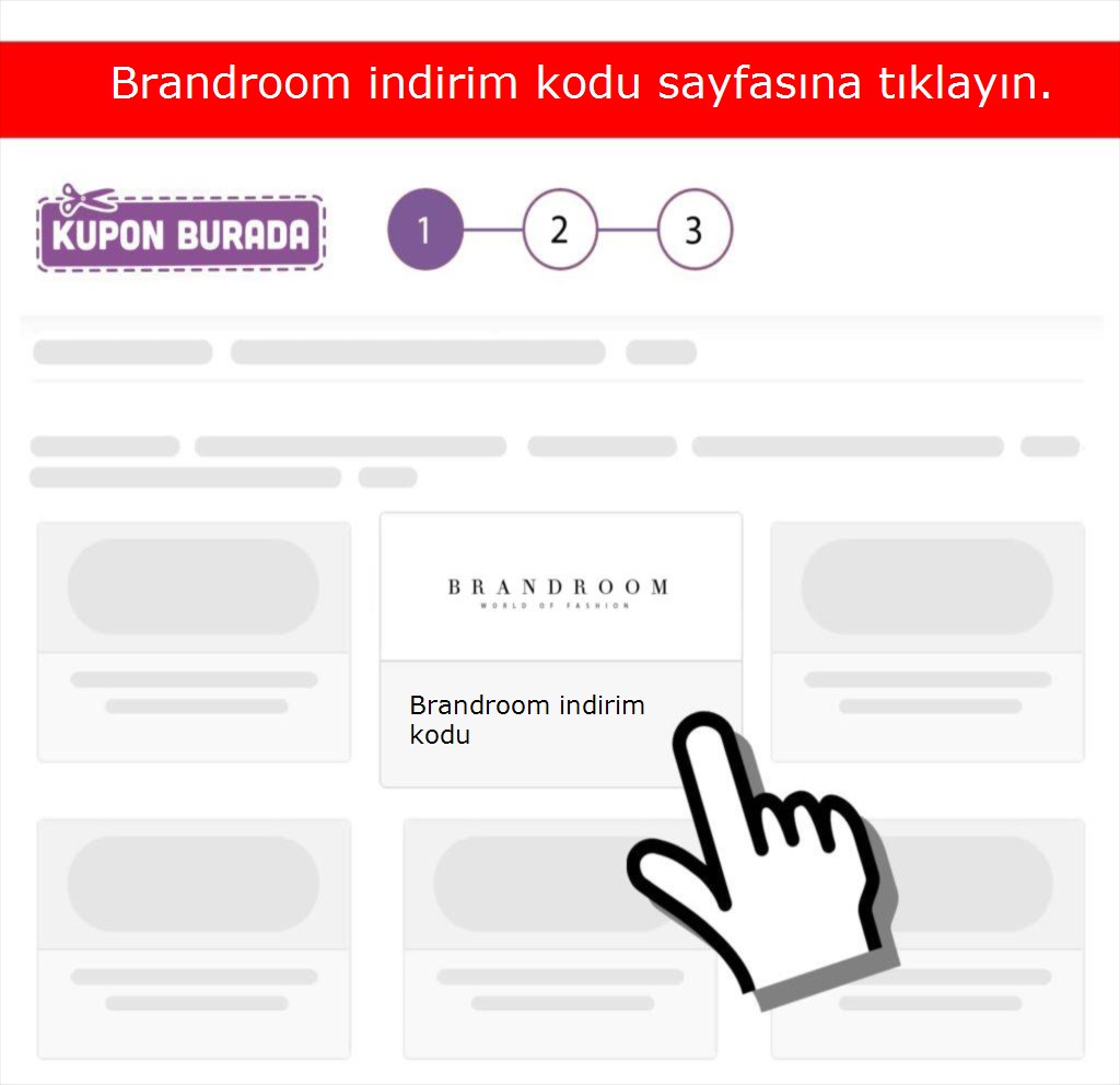 Brandroom indirim kodu nasıl alınır adım 1