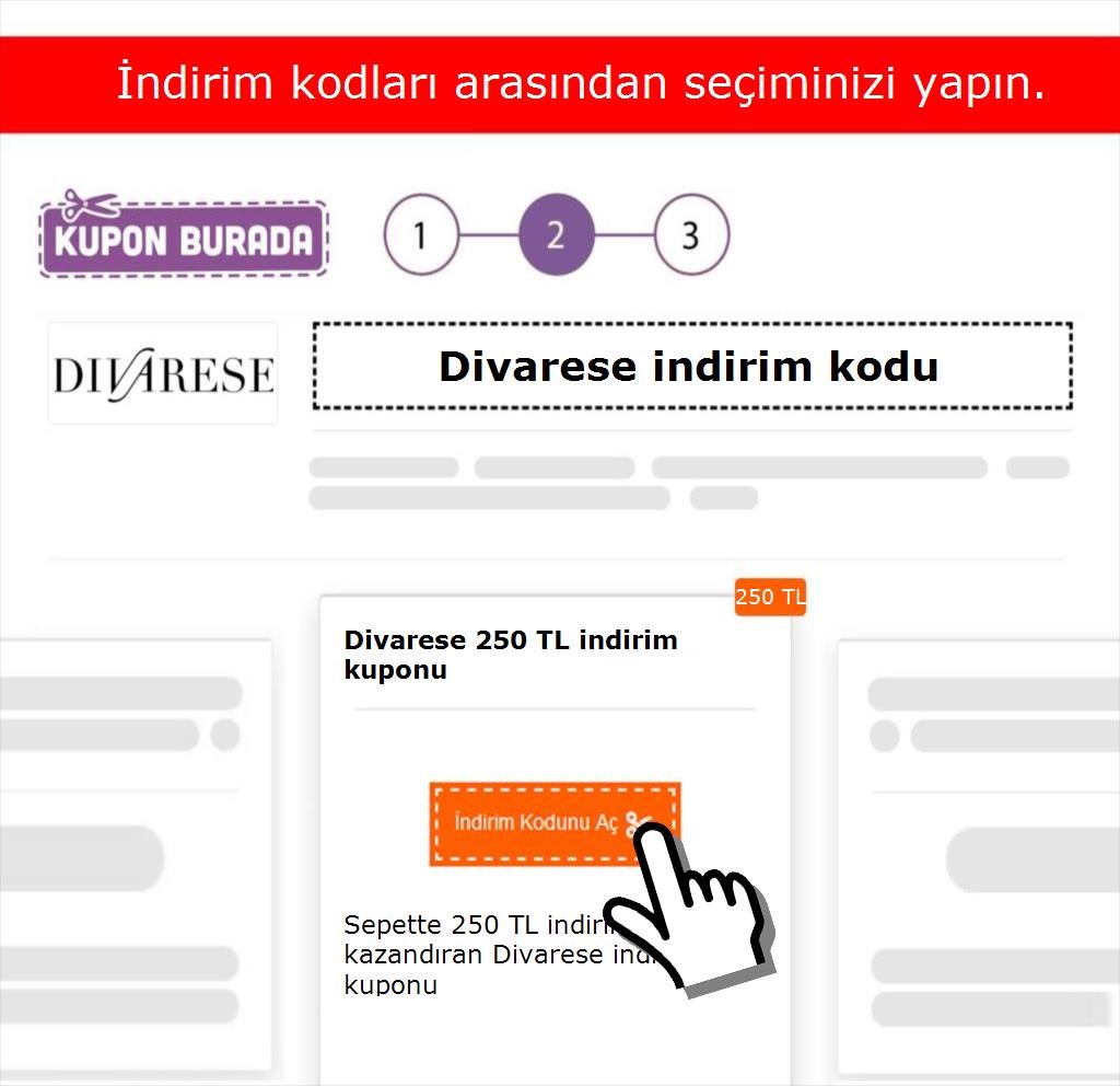 Divarese indirim kodu nasıl alınır adım 2