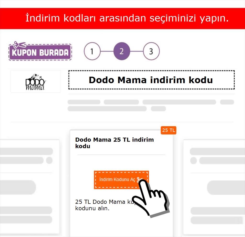 Dodo Mama indirim kodu nasıl alınır adım 2