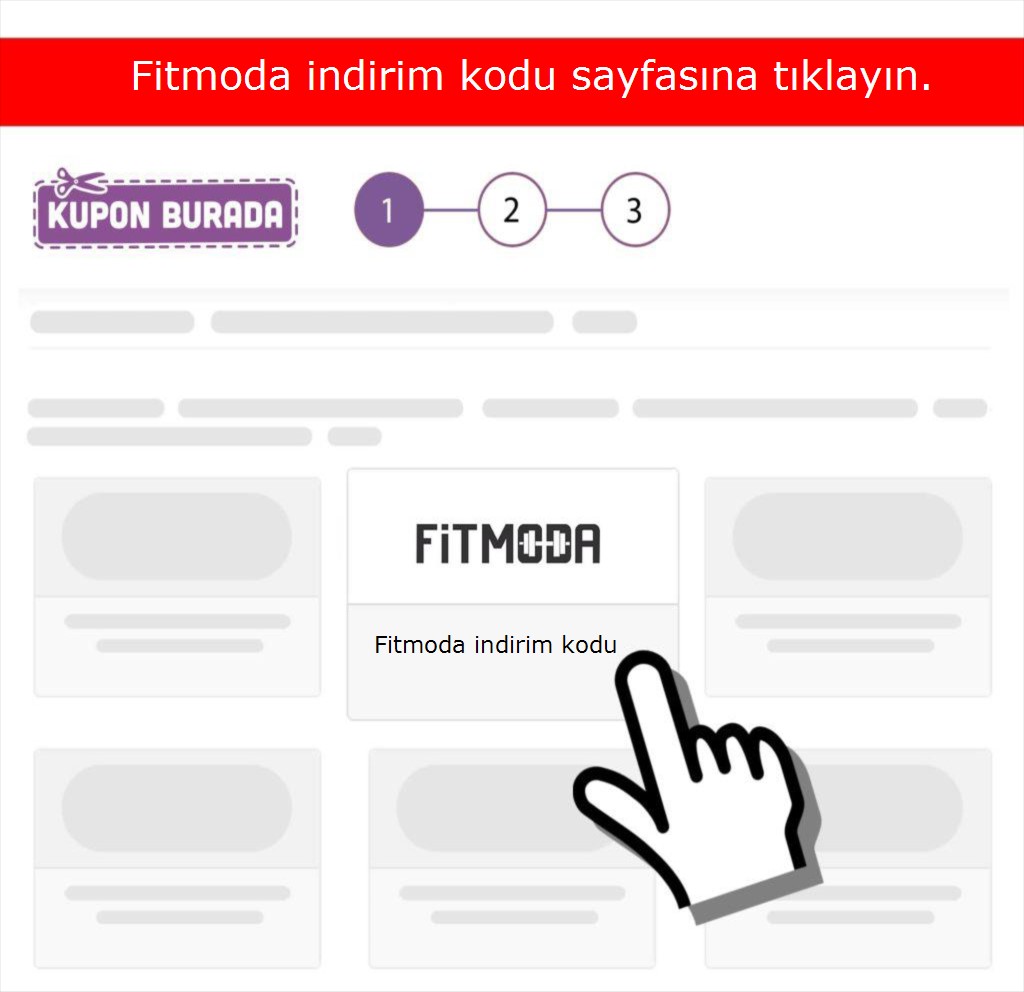 Fitmoda indirim kodu nasıl alınır adım 1