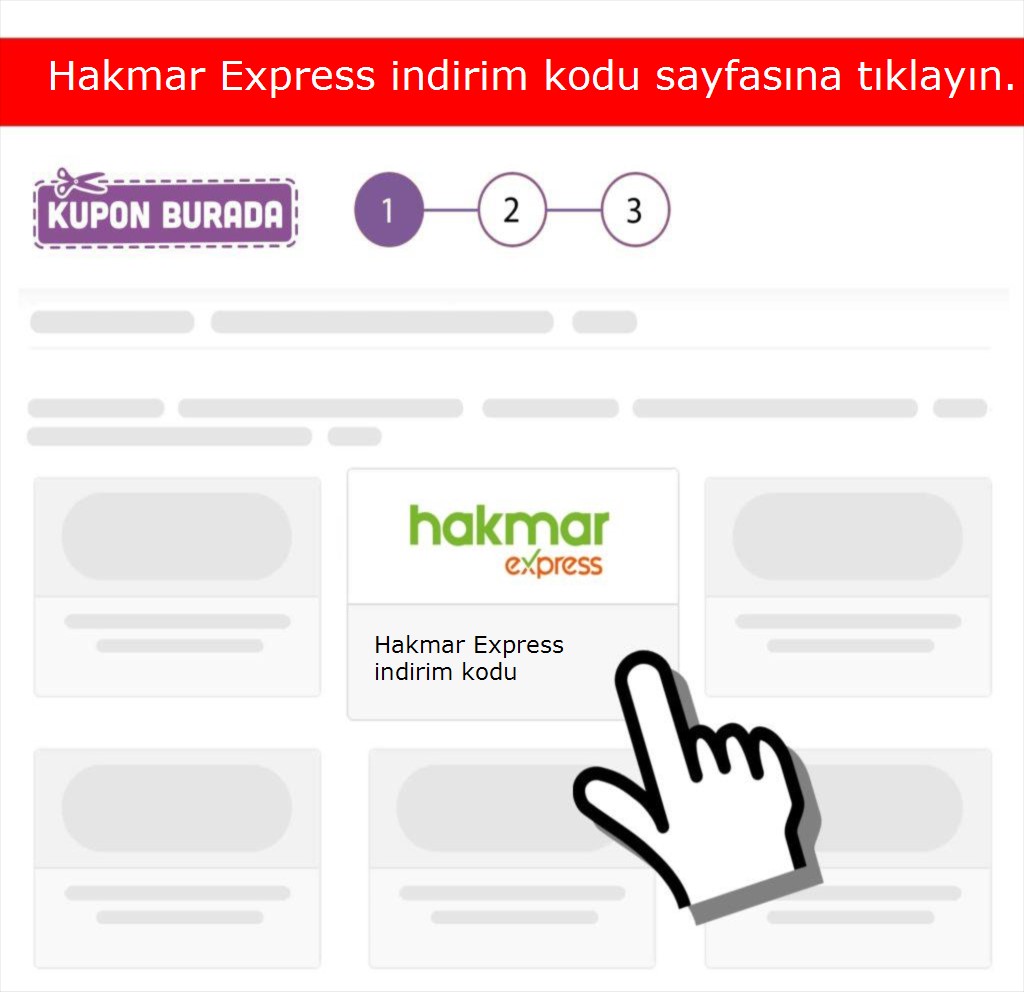 Hakmar Express indirim kodu nasıl alınır adım 1