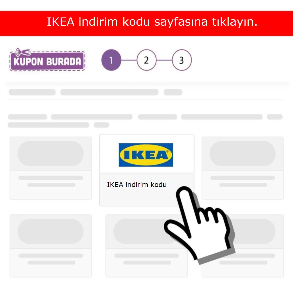 IKEA indirim kodu nasıl alınır adım 1