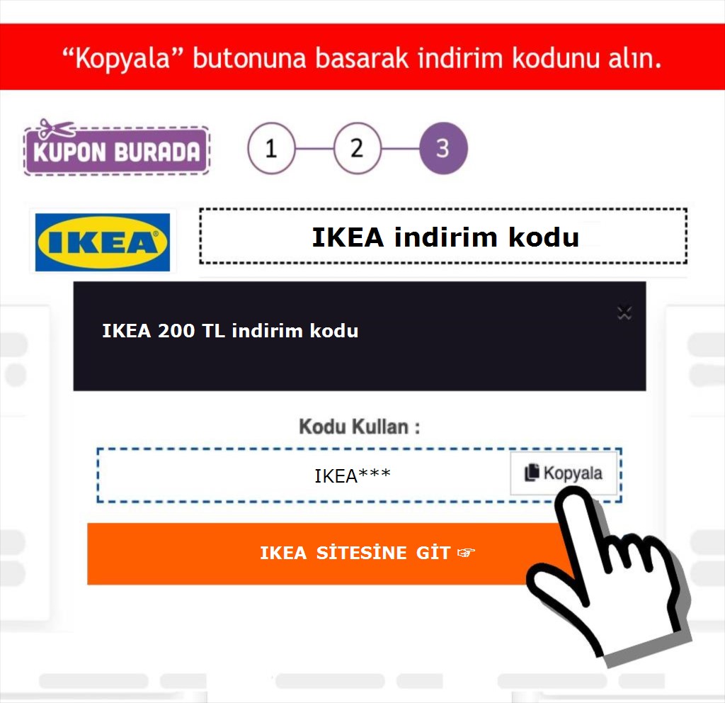 IKEA indirim kodu nasıl alınır adım 3