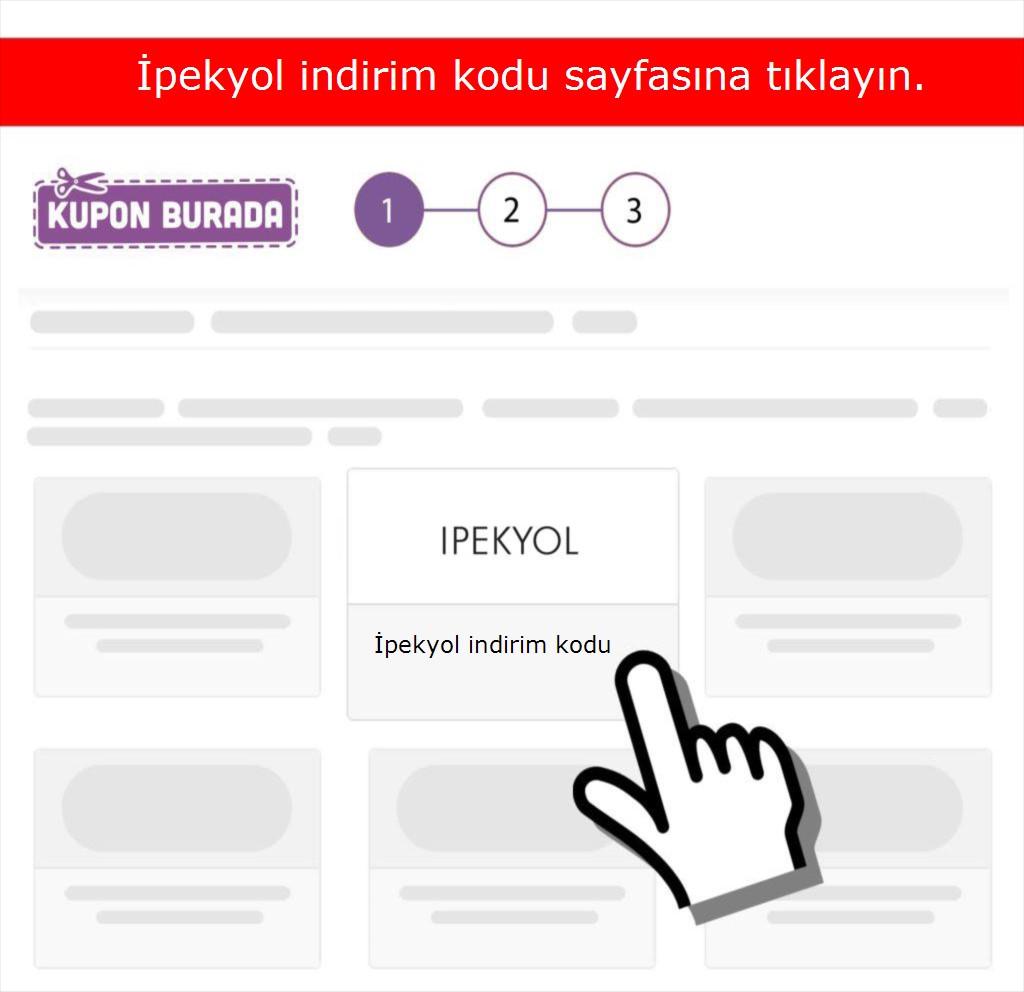 İpekyol indirim kodu nasıl alınır adım 1