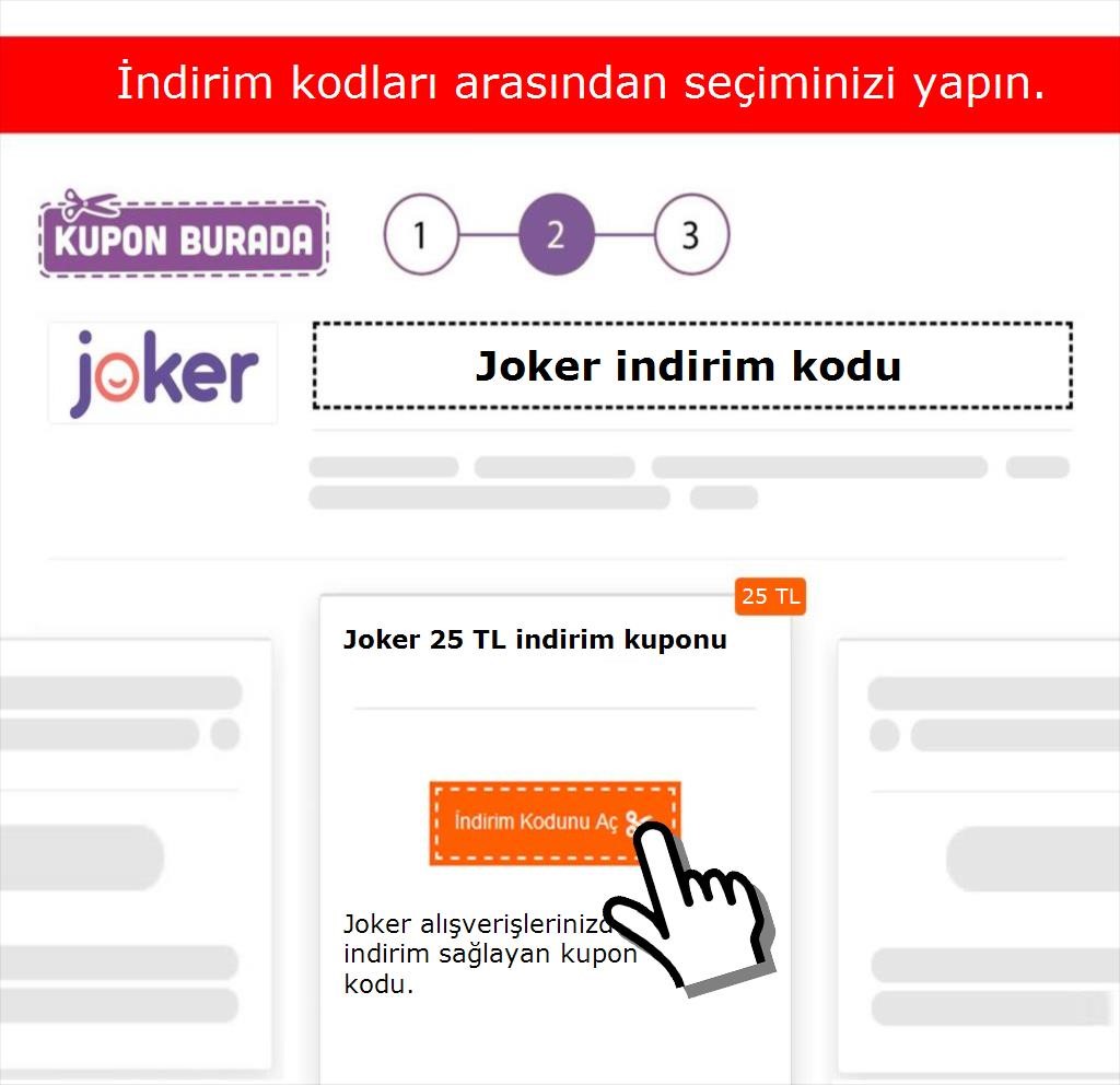 Joker indirim kodu nasıl alınır adım 2