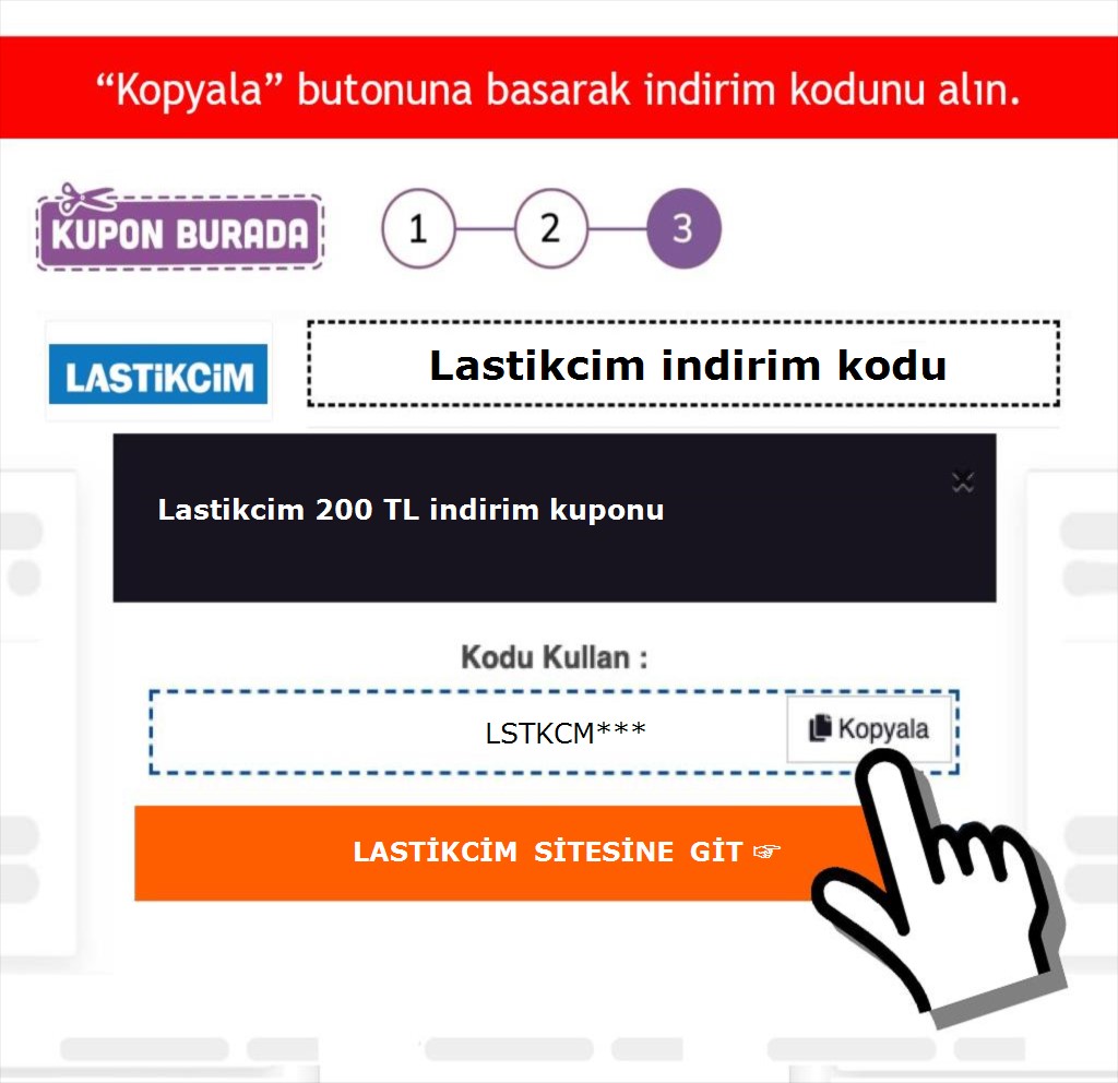 Lastikcim indirim kodu nasıl alınır adım 3