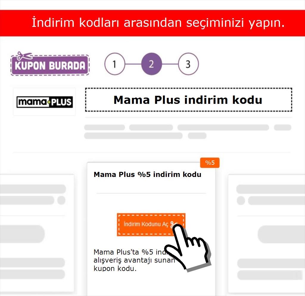 Mama Plus indirim kodu nasıl alınır adım 2