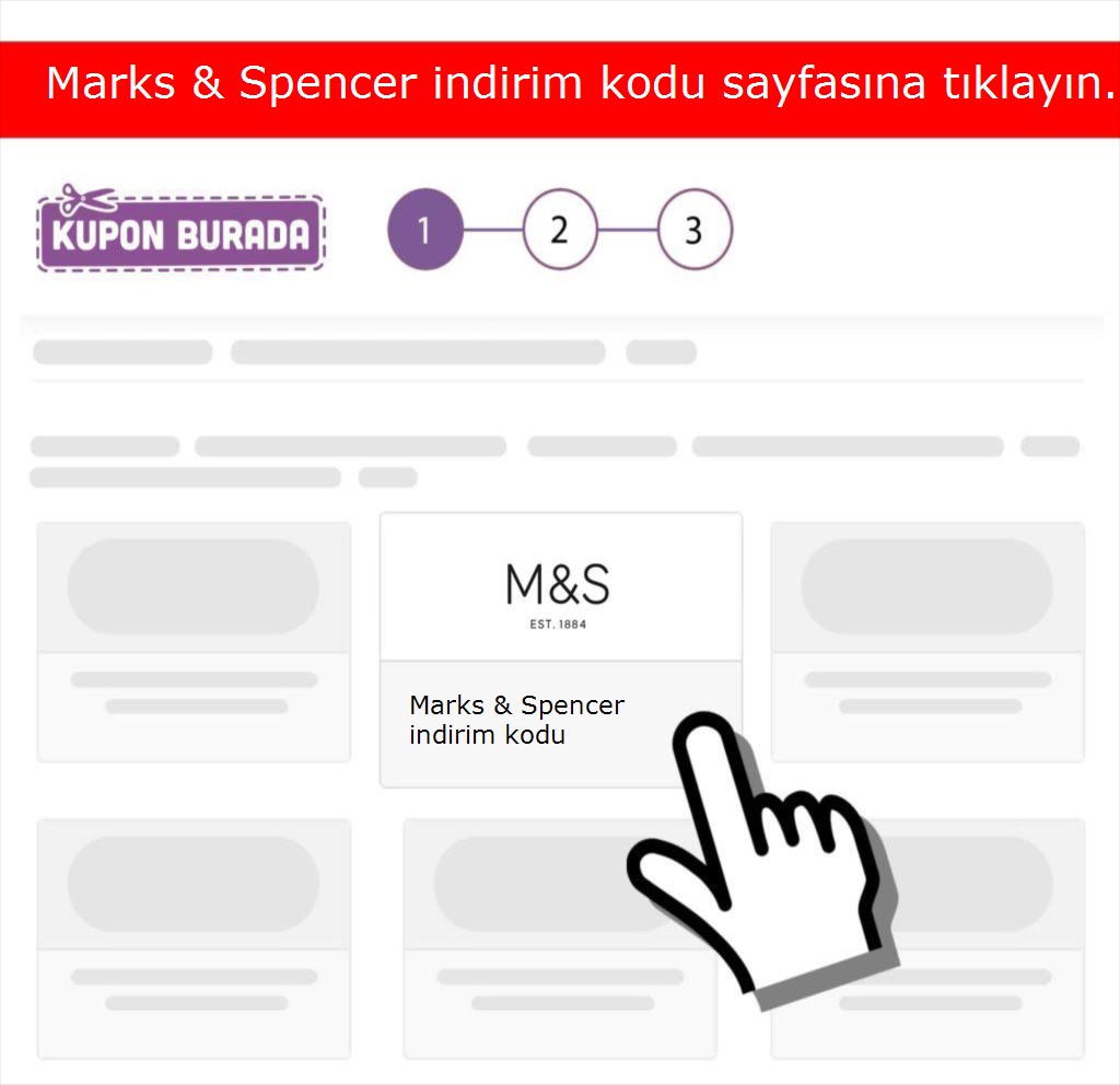 Marks & Spencer indirim kodu nasıl alınır adım 1