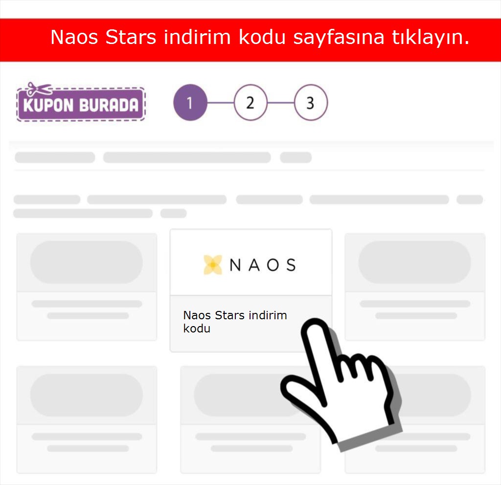 Naos Stars indirim kodu nasıl alınır adım 1
