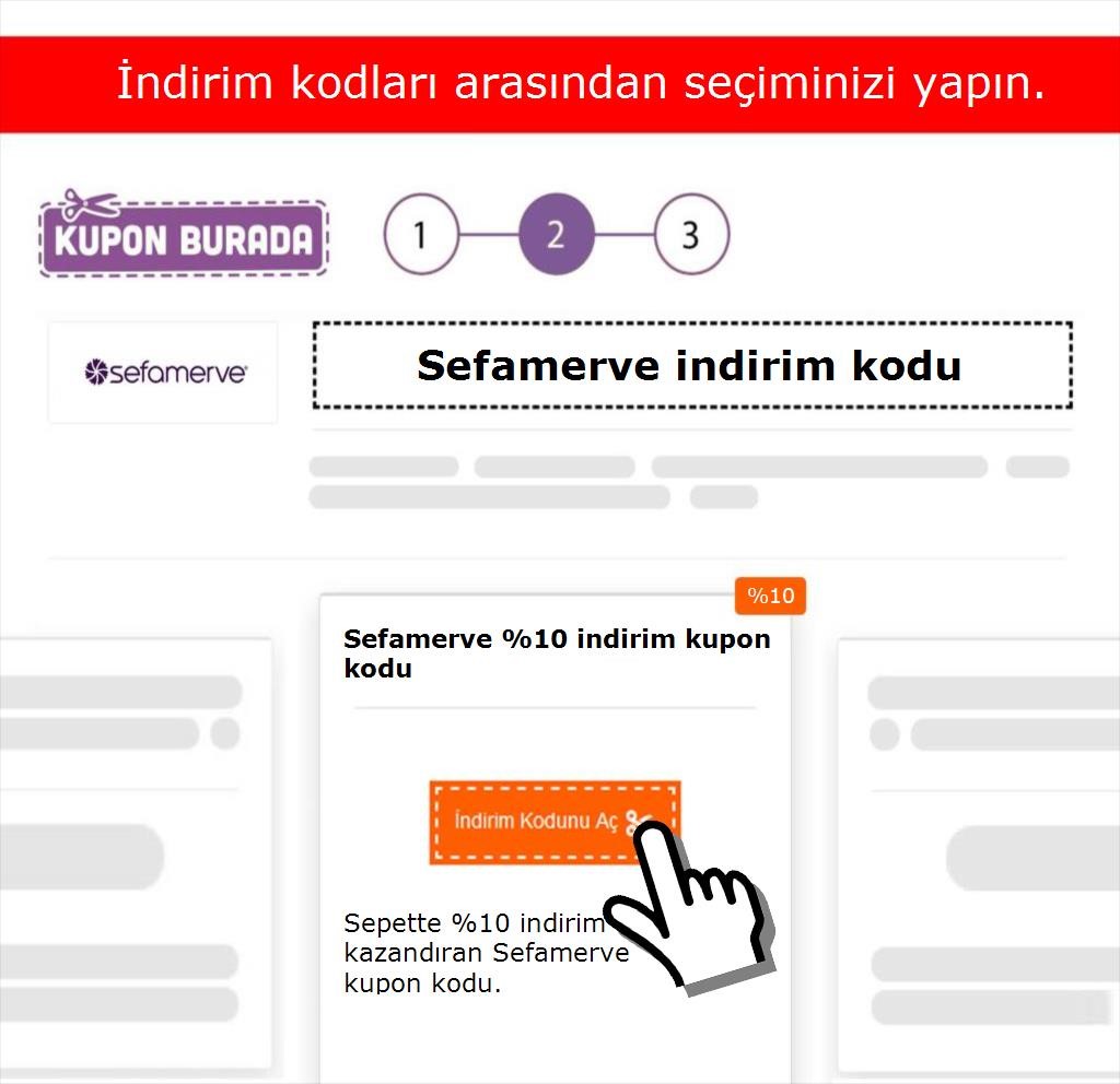 Sefamerve indirim kodu nasıl alınır adım 2