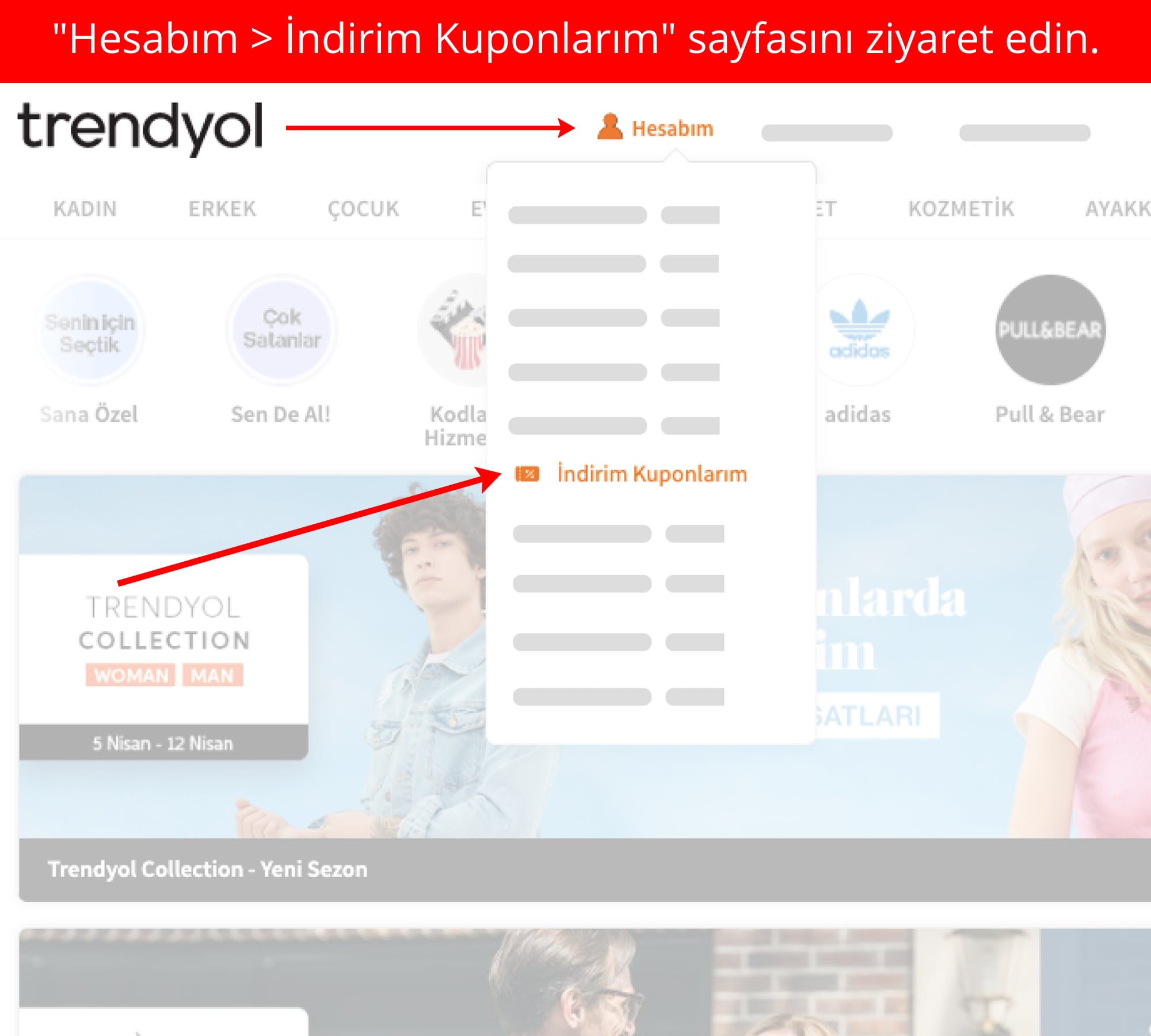 Trendyol indirim kuponu nasıl alınır?