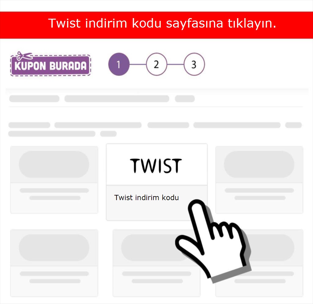 Twist indirim kodu nasıl alınır adım 1