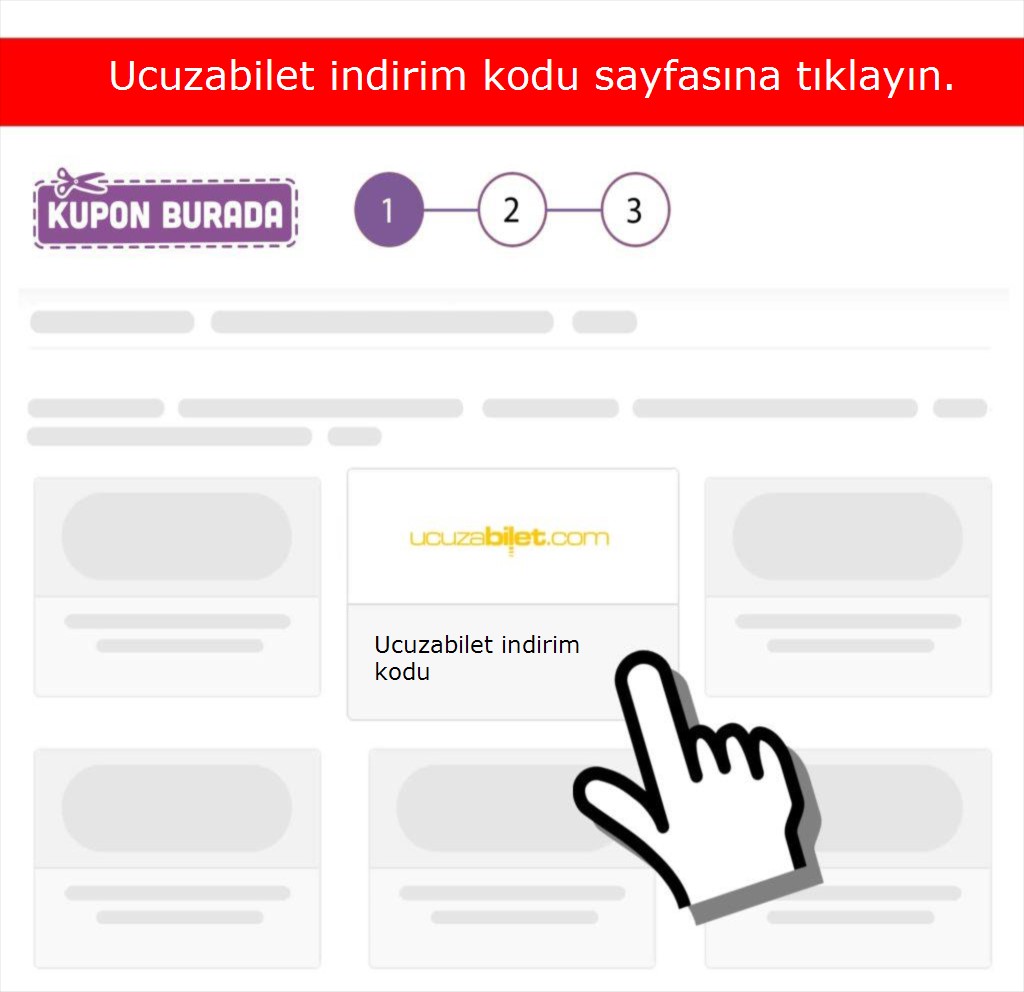 Ucuzabilet.com indirim kodu nasıl alınır adım 1