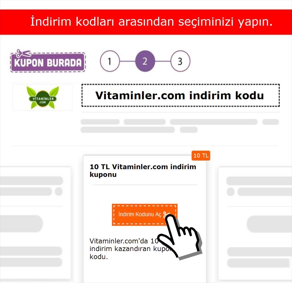 Vitaminler.com indirim kodu nasıl alınır adım 2