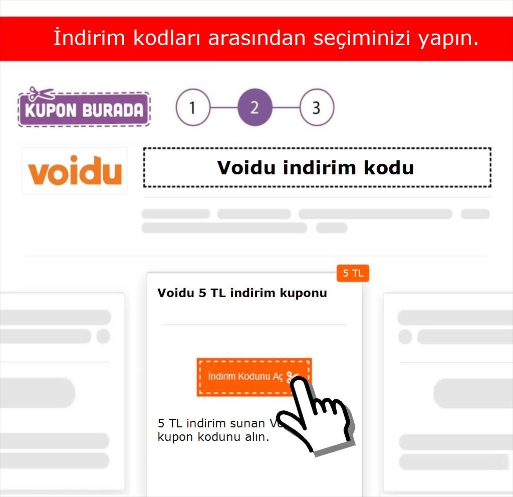 Voidu indirim kodu nasıl alınır adım 2