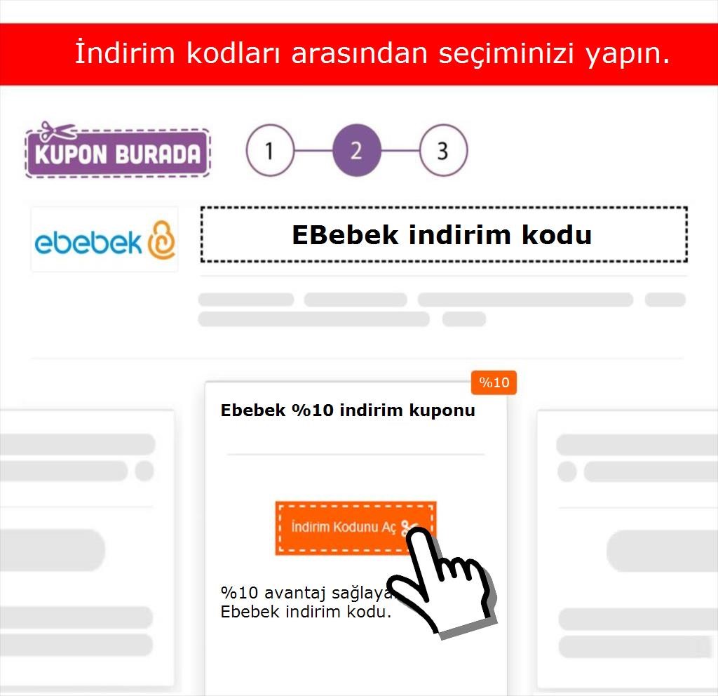 Ebebek indirim kodu nasıl alınır adım 2