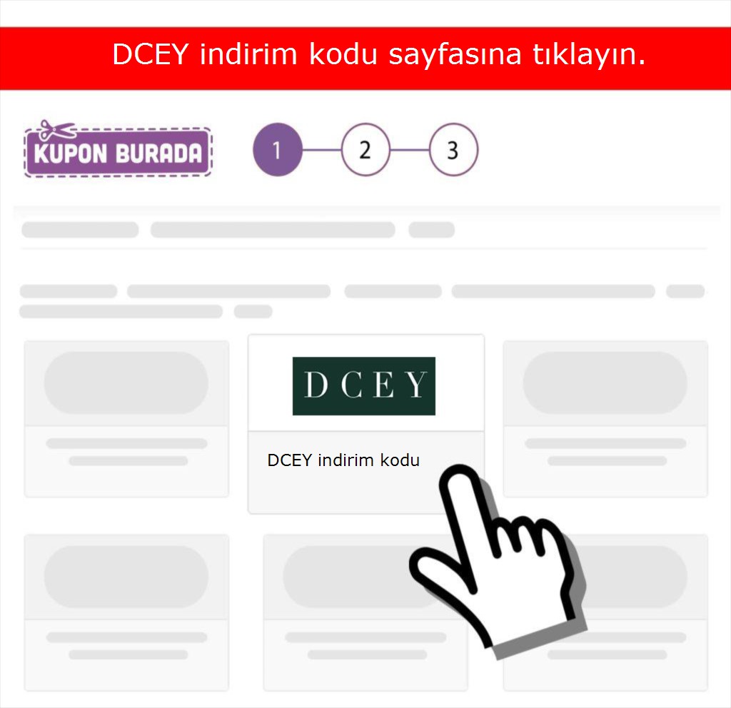 DCEY indirim kodu nasıl alınır adım 1