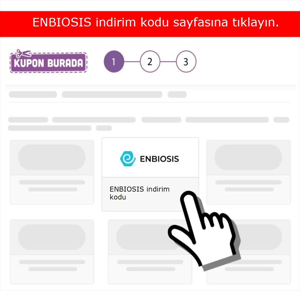 ENBIOSIS indirim kodu nasıl alınır adım 1