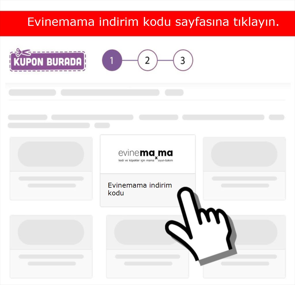 Evinemama indirim kodu nasıl alınır adım 1