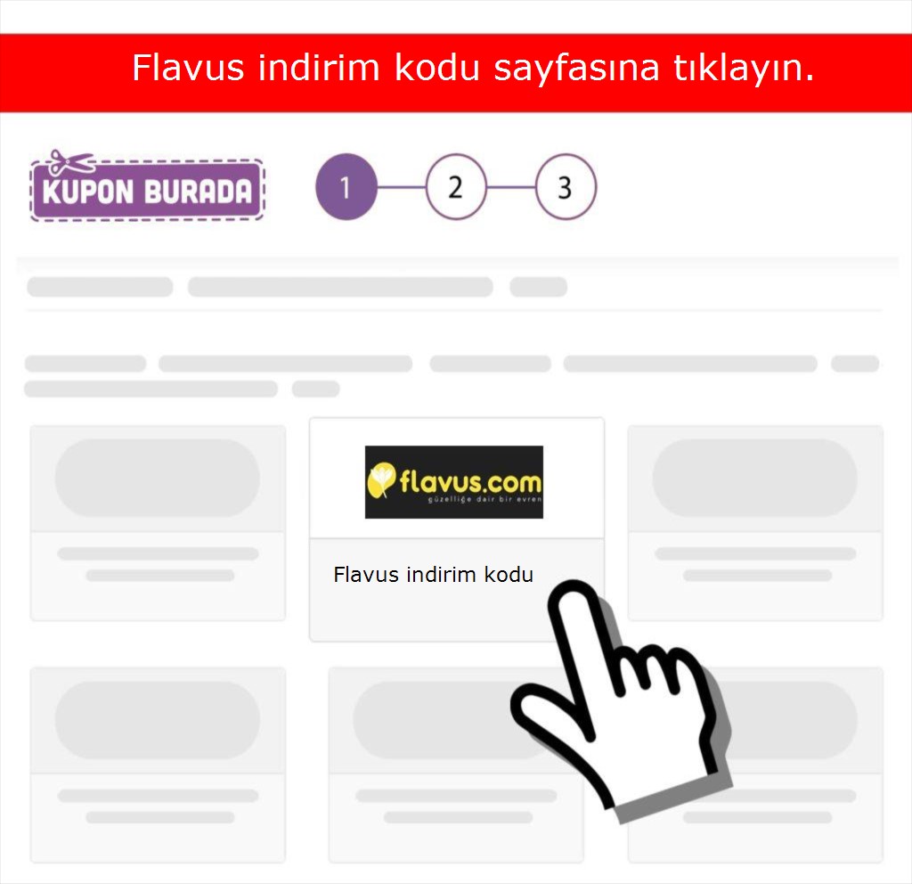 Flavus indirim kodu nasıl alınır adım 1