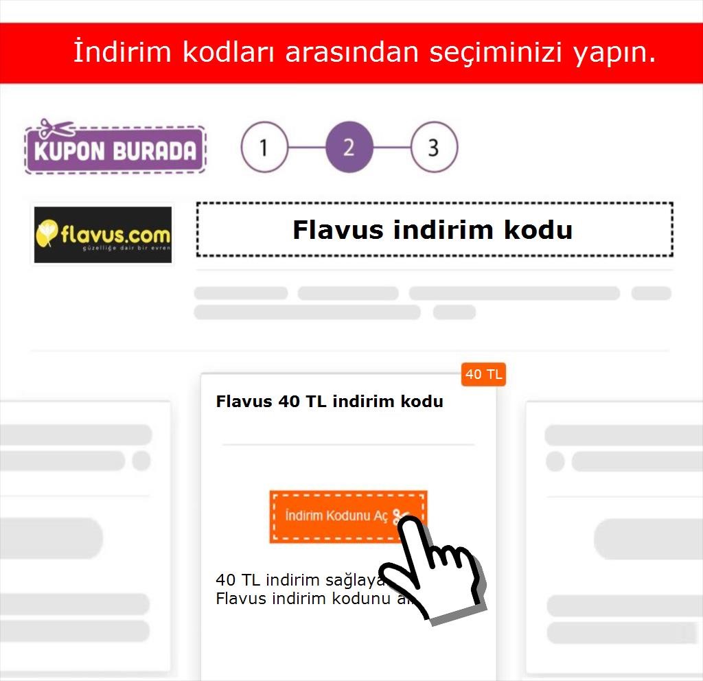 Flavus indirim kodu nasıl alınır adım 2