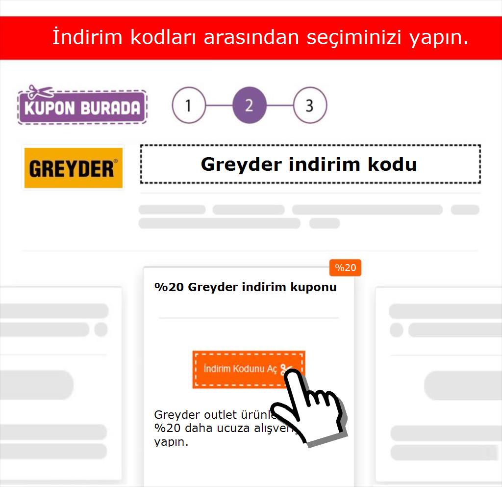 Greyder indirim kodu nasıl alınır adım 2