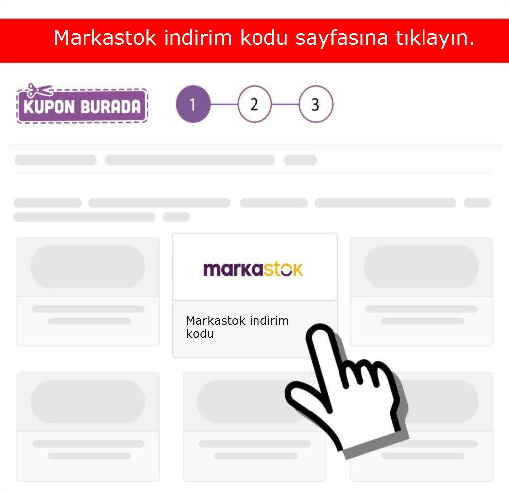 Markastok indirim kodu nasıl alınır adım 1