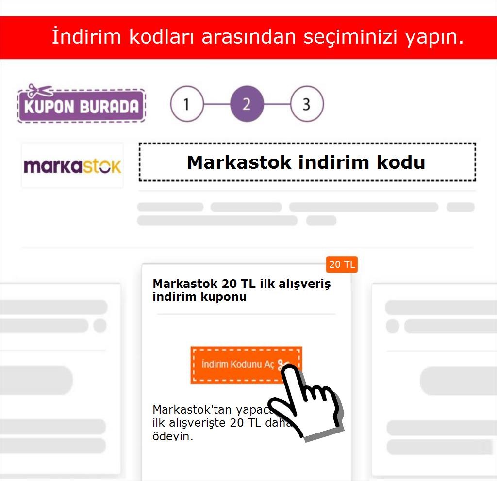 Markastok indirim kodu nasıl alınır adım 2