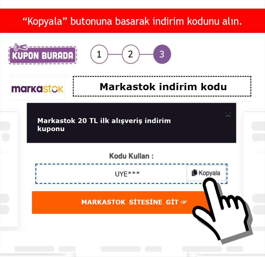 Markastok indirim kodu nasıl alınır adım 3