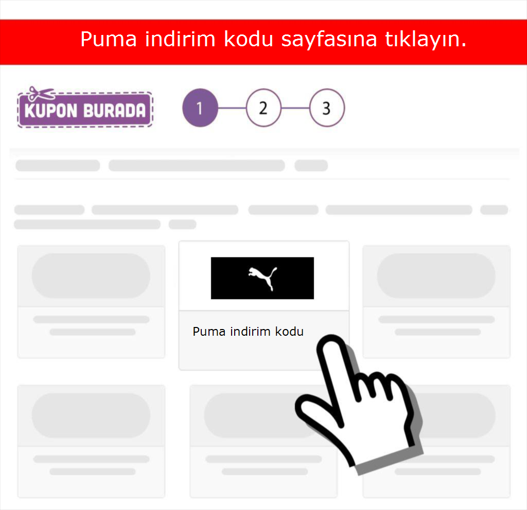 Puma indirim kodu nasıl alınır adım 1