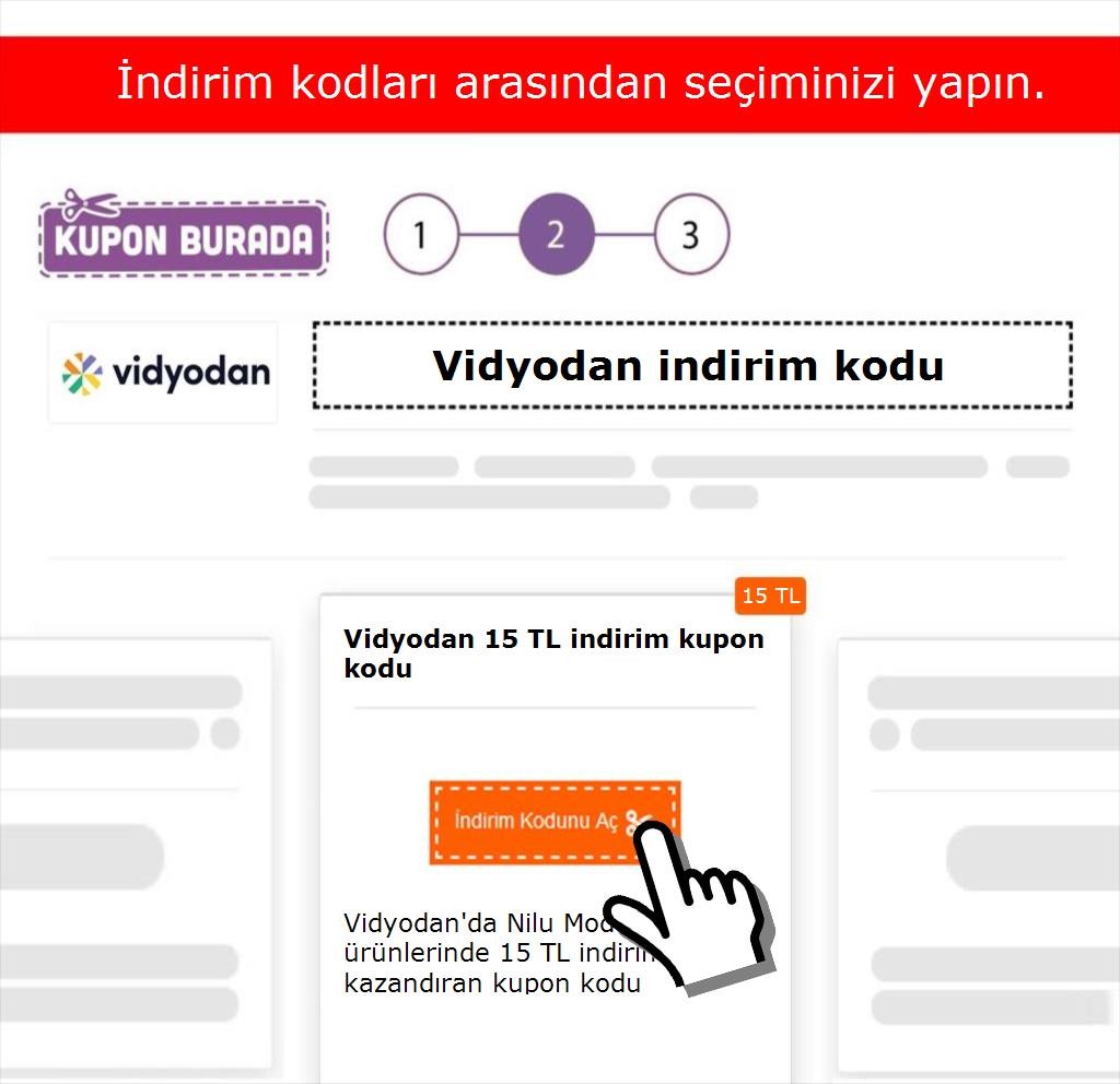 Vidyodan indirim kodu nasıl alınır adım 2