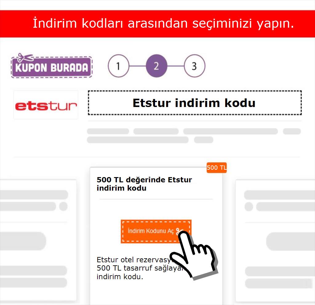 Etstur indirim kodu nasıl alınır adım 2